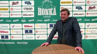 Korisliiga pressi Honka vs Kouvot 10122024 [upl. by Ayotol885]