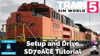 TSW5 Setup and Drive the SD70ACE on San Bernadino [upl. by Otis508]