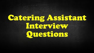 FOOD amp BEVERAGE Interview Questions amp Answers Food amp Beverage Assistant Host amp Manager Interview [upl. by Lyckman]