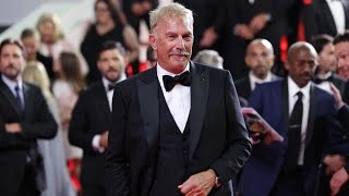 Kevin Costner tears up during 10minute standing ovation for new film Horizon at Cannes [upl. by Eelhsa]