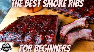 Easy smoke ribs  Pit Boss pro series 1150  how to cook bbq ribs on pellet grill [upl. by Benilda]