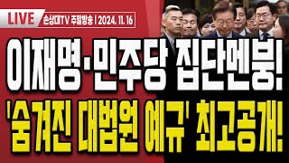 단독 11월 25일 이재명을 구속할 수 있는 필살기를 최초 공개합니다 주말LIVE [upl. by Annawot]