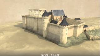 Reconstitution virtuelle de lHistoire du château royal de Blois [upl. by Malas53]