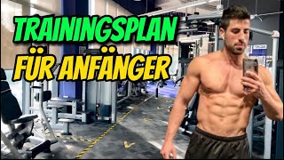 Trainingsplan für Anfänger im Fitnessstudio  Männer amp Frauen [upl. by Atiuqehs967]