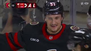 NHL Highlights  Flames vs Senators  November 25 2024 [upl. by Ermentrude]