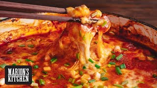 Korean Fire Chicken with Cheese  Marions Kitchen [upl. by Rechaba]