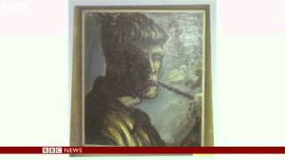 Nazi stolen art German man says he owns pictures [upl. by Aihtnis]