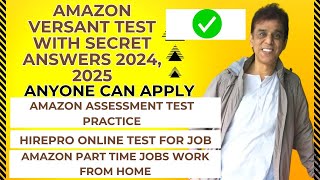 Disclosed Answers of Amazon Versant test  Hirepro Online Test  Amazon Work From Home Job 2024 2025 [upl. by Aimekahs]