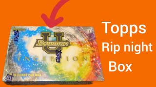 202223 Bowman U Inception box review Extra auto in the box 🔥 Topps rip night [upl. by Galina]