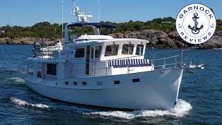 Krogen 48 AE Trawler Yacht  4730 Mile Range  Great Loop And Ocean Crossing Capabilities [upl. by Haroppizt]