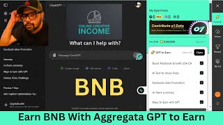 Aggregata GPT for BNB Earn Cryptocurrency with AIPowered Tasks [upl. by Hadleigh]