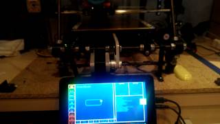 Cheap Android tablet running GCodePrintr to print on a Reprap printer [upl. by Notlrak55]