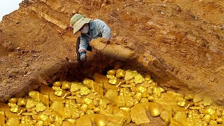 We Found GOLD While Treasure Hunting Incredible Discoveries Under Rocks [upl. by Nnomae563]