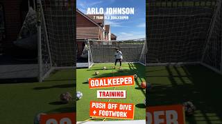 Premier League Southampton Academy Goalkeeper Arlo Johnson Goalie Training Drill [upl. by Afton543]