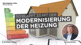 Modernisierung der Heizung 2024  Webinar [upl. by Enelym]