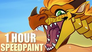 Sunny WoF  1 Hour Challenge  Speedpaint [upl. by Esch]