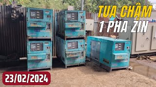 Lô máy phát điện nhật bãi chạy dầu tua chậm 1 pha VIP nhất đầu năm 2024  LH  0901352121 [upl. by Aday]