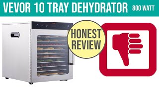 10TRAY VEVOR DEHYDRATOR REVIEW  Didnt go so well [upl. by Grindle285]