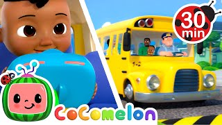 Codys Wheels on the Bus  Cocomelon  Cody Time  Kids Cartoons amp Nursery Rhymes  Moonbug Kids [upl. by Nilre]