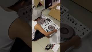 UNBOXING Pioneer XDJXZ White Edition 🥶🤍 edmerlou rekordboxdj [upl. by Selima]