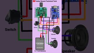 PAM8403 Bluetooth kit Audio Amplifier Connection shorts [upl. by Adnalu]