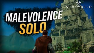 Malevolence Solo Elite Chest Run  New World [upl. by Sosthena]