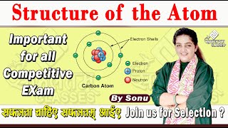 structure of the atom Class 9th [upl. by Arait]