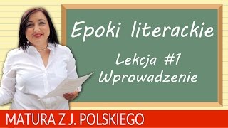 58 Matura 2016 Zaczynamy omawiać epoki literackie Sinusoida [upl. by Tatianna622]