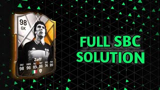 MADFUT ICON ZOFF ALL 16 SBC SOLUTIONS  MadFUT 24 [upl. by Alyag]