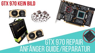 How to Wie repariere ich Grafikkarten richtig Teil 1 Palit GTX970 [upl. by Airtened941]