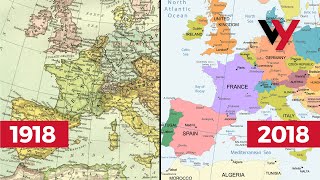 How The World Map Has Changed In 100 Years Since WWI [upl. by Dacey133]