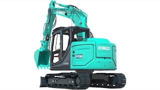 Kobelco Excavator SK75SR7 2024 For Sale [upl. by Eikin397]