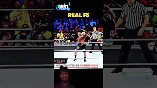 roman reigns wwe real f5 wwe wrestling smackdown youtubeshorts shorts reels brocklasnar [upl. by Ynehteb]