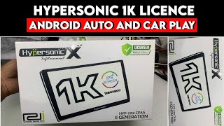 Finally Showing You Hypersonic 1K Android Stereo With Licensed Apple Carplay ampAndroid Auto [upl. by Naillig520]