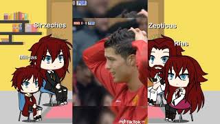 La familia de riasvenelana reaccionan a issei as cr7 anime gremory dxd [upl. by Thurmann495]