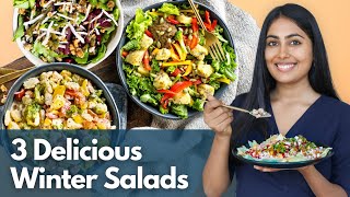 स्वादिष्ट सलाद कैसे बनाएं  3 Healthy amp Easy Salad Recipes for Winter [upl. by Elish]