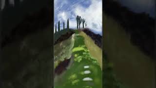 digitalpainting Timelapse Fairy Knowe Scotland [upl. by Eitsud]