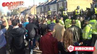 Arsenal and Tottenham Fans Face Off before NLD [upl. by Obel214]