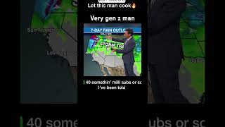 Best weatherman in the world🔥🔥🗣️🗣️ [upl. by Aniluap]