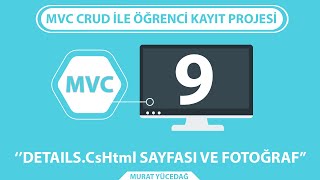 Mvc Entity Framework CRUD Ders 9 DetailsCsHtml Sayfası ve Fotoğraf [upl. by Drauode]