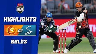 Perth Scorchers v Adelaide Strikers  BBL13 [upl. by Nehtanhoj]