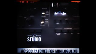 Korg Minilogue XD 200 Patches Bank XD Studio [upl. by Ioyal]