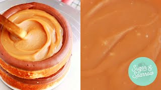 Thick Caramel Filling for Cakes amp Cupcakes [upl. by Aerdnaz]