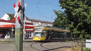 Straßenbahn Karlsruhe Trams in Karlsruhe [upl. by Llerraf]