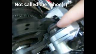 How to Check Your Brake Pads on the 2008 Ninja 250R [upl. by Jillana258]