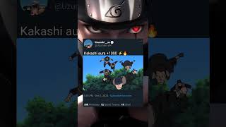 Kakashi aure 1000 ⚡🔥naruto anime shorts [upl. by Anonyw]