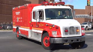 Trenton Fire Department Hazmat 1 amp South Battalion Responding Pa300 Yelp amp PowerCall [upl. by Danielson256]