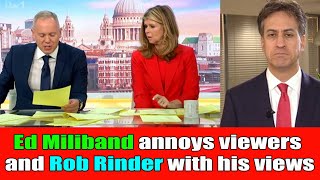 Rob Rinder threatens GMB exit as Ed Miliband winter fuel claims sparks heated clash [upl. by Ajat]