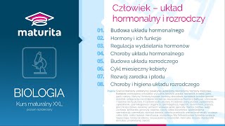 21 Układ hormonalny i rozrodczy człowieka  Kurs maturalny z biologii  demo kursu XXL [upl. by Jorgensen]