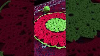 Table mat design shortsviral crochet crochetknitting viralvideo [upl. by Zea]